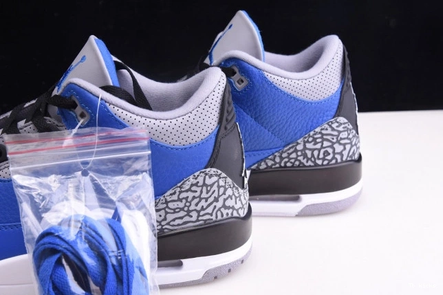 Reps TBK Royal' Jordan CT8532 400 - Retro 3 Air 'Varsity 0801